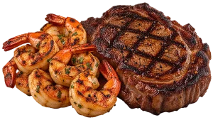 Ribeye & Grilled Shrimp