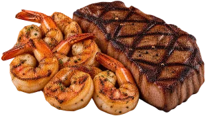 Sirloin & Grilled Shrimp