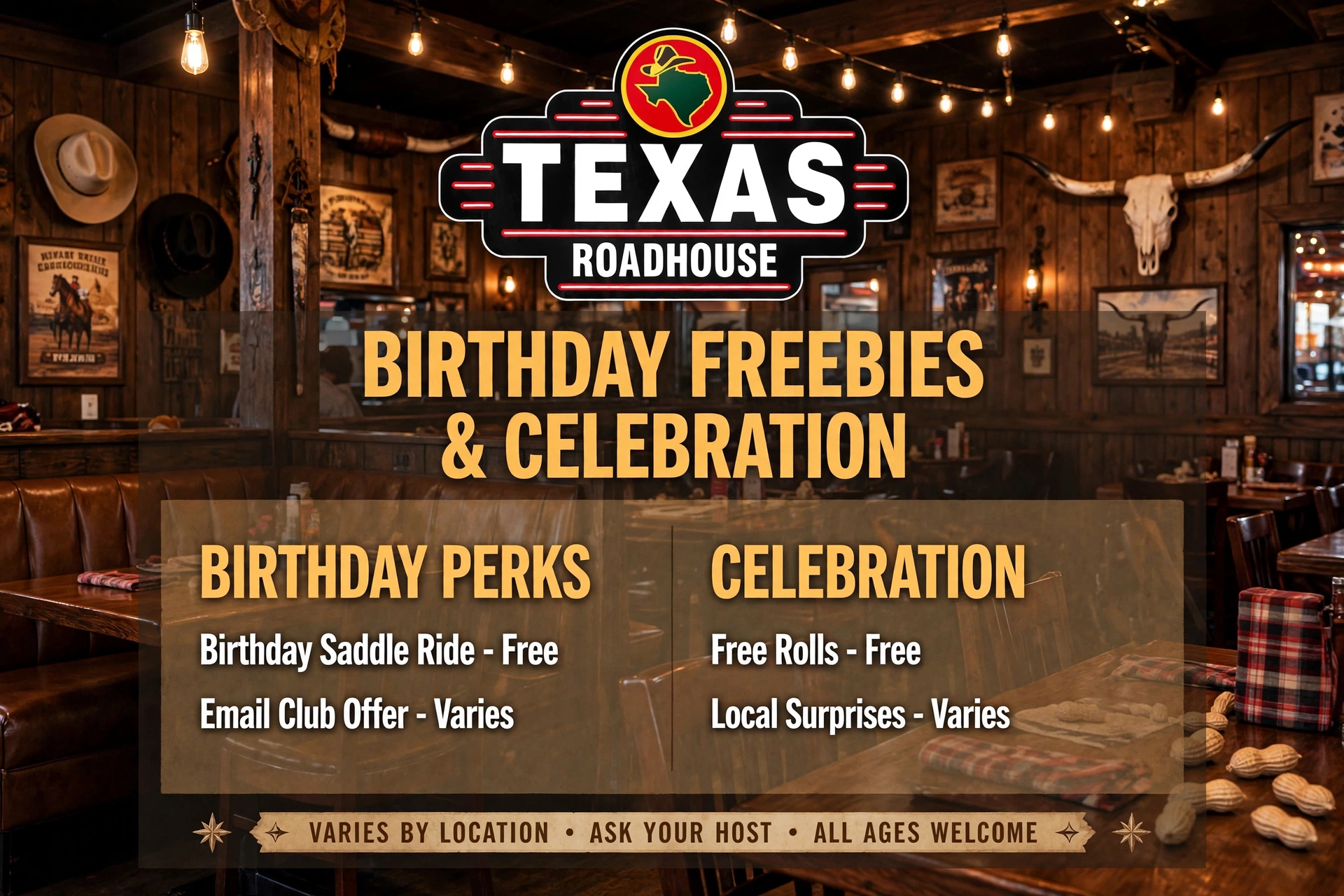 Texas Roadhouse Birthday Freebies & Celebration Guide (2026)