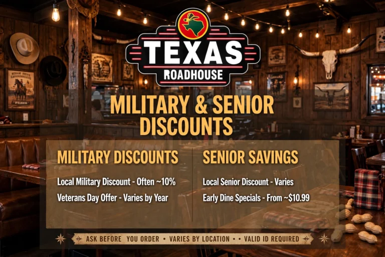 Texas Roadhouse Military & Senior Discounts: What to Know (2026)
